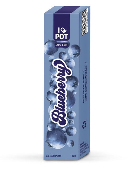 ILovePot CBH Vape Pen 90% Blueberry, 1ml